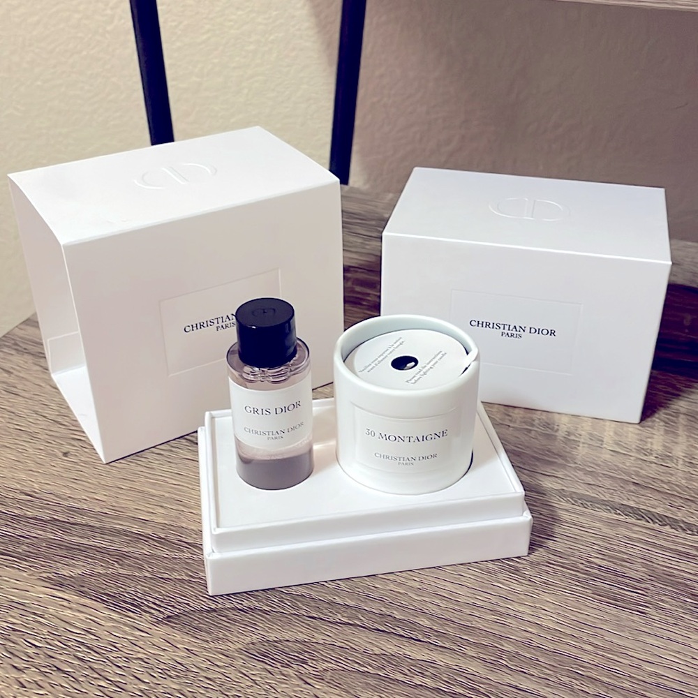 Brand New Dior Mini Candle and Hand & Body Soap Bottle